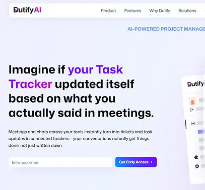 Dutify - AI project by Sofject