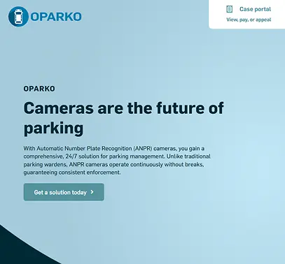 Oparko - Websites project by Sofject