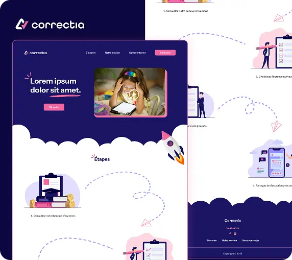 School Management - Websites project by Sofject