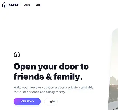 Stayy - Websites project by Sofject